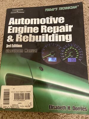 Auto Engine Repair and Rebuilding (Today's Te... by Dorries, Elisabeth Paperback