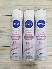 Nivea Aclarado Natural Efecto Satin 150ml Spray Antitraspirante 48h 3 Pack