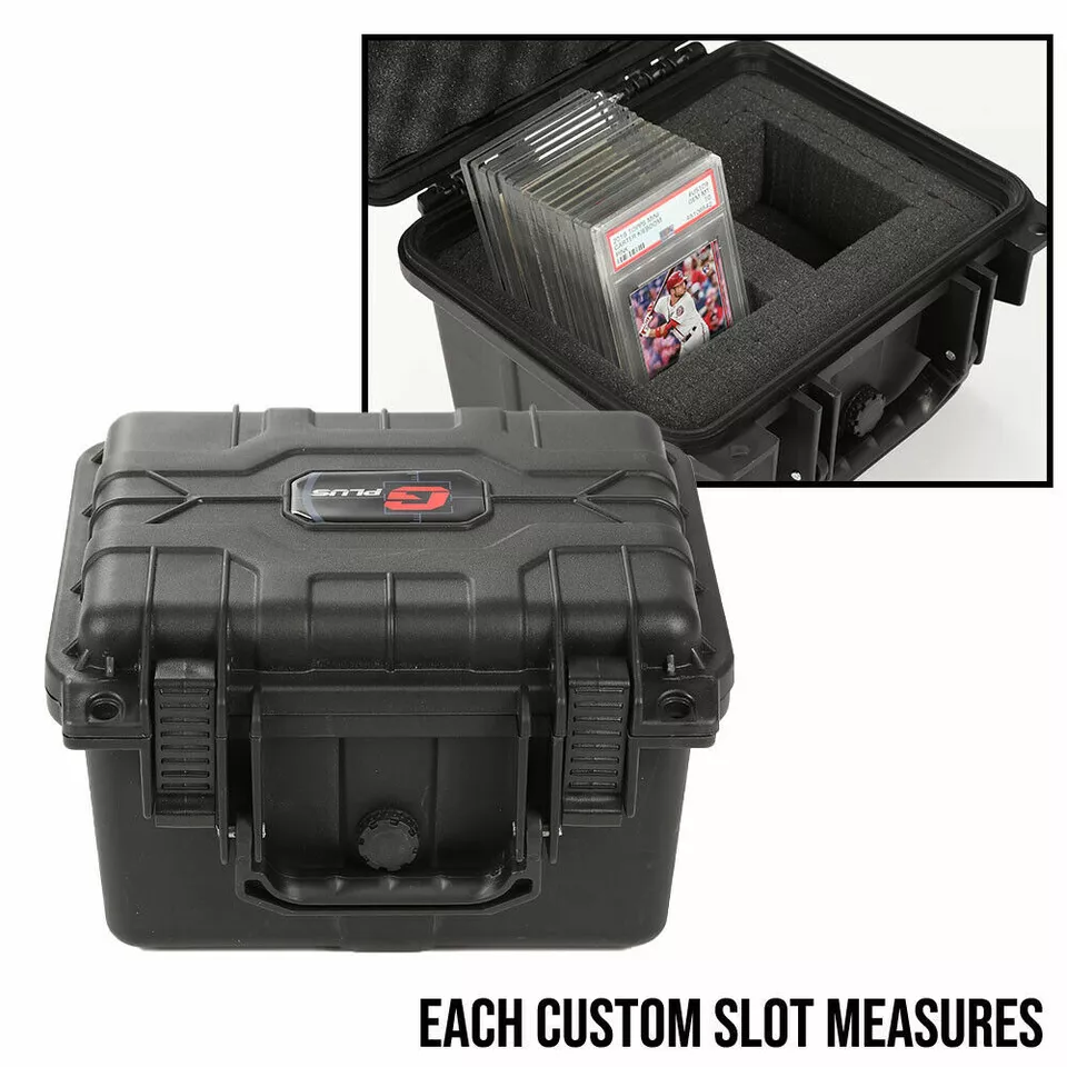 New Graded Card Storage Box Deep Travel Waterproof Case Slab Holder Protector - Image 4 of 4