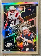 2021 Contenders Optic XO-19 J.C. Jackson Mac Jones Silver Holo Prizm X's and O's