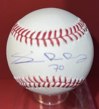 JUMBO DIAZ ‘CINCINNATI REDS’ AUTOGRAPHED OFFICIAL PURE WHITE MLB BASEBALL