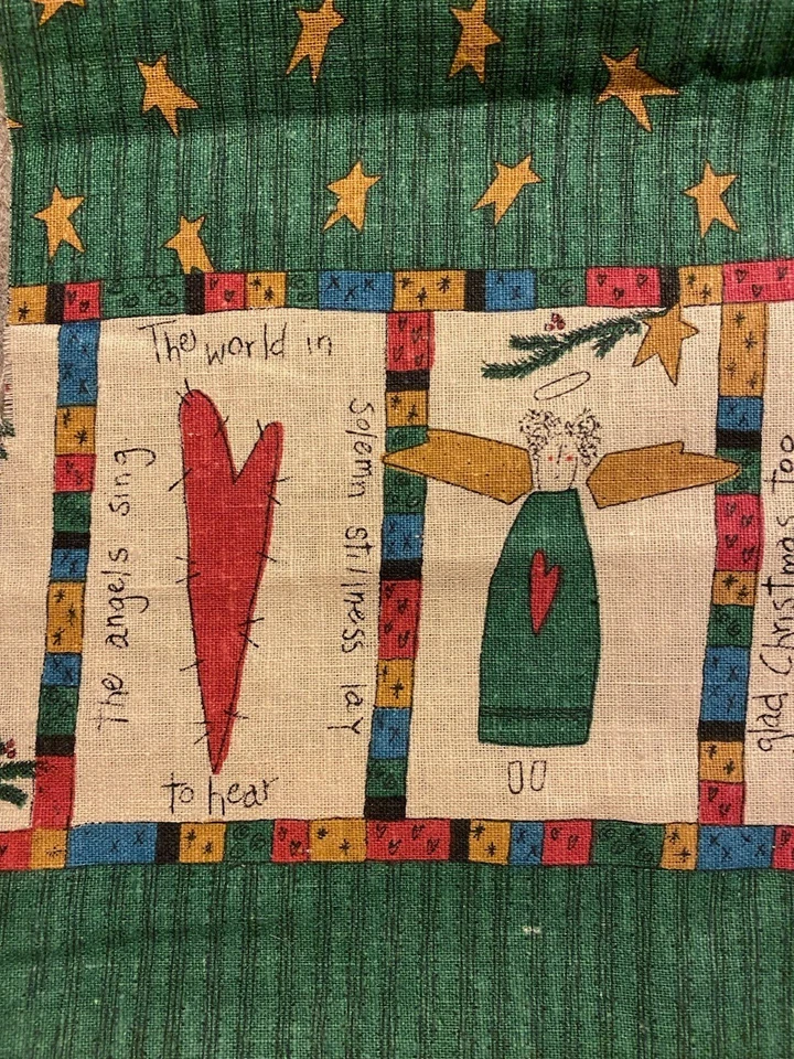 Fabric Traditions Sewing Fabric Christmas Country Stitches 1995 1/2 Yd X 44" - Image 3 of 4