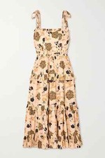Ulla Johnson Lune Cotton Midi Dress Size 8