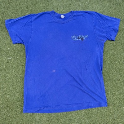 John Mayer Vintage 2007 Y2K Band tee Canada tour shirt Blue Large
