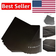 Stylish Black A-Z Vinyl Dividers - Organize Your Record Collection Elegantly