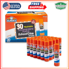 Elmer's Disappearing Purple Glue Sticks   Child-Friendly, Washable, 30 Pack