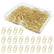220 Pcs Small Gold Paper Clips, Love Heart Shaped Paperclips, Cute Mini Metal...