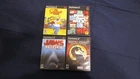 PS2 Video Game Lot of 4 - SIMPSONS GRAND THEFT AUTO 3 JAWS MORTAL KOMBAT