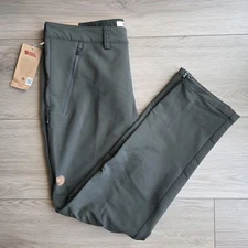 Fjallraven Abisko Trail Stretch Trousers Mens 36x32 EU 52 Forest Green Pants NWT