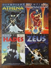 Lot 4 Olympians Graphic Novels Books by George O'Connor Hades Zeus Athena