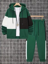 Men's Outfit 2 Piece Set Shirt  Pants Suit PLUS SIZE BIG 5XL