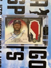 2023 Topps Dynasty Baseball Ronald Acuna Jr. Patch Auto /10 #DAP-RA2 Braves