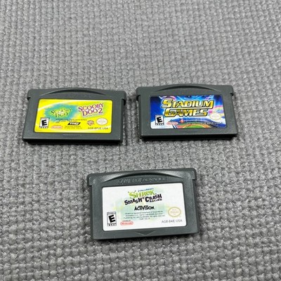 Scooby Doo 2 Stadium Games Shrek Game Cartridge Nintendo Game Boy Advance (GBA)