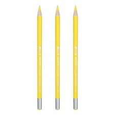 3Pcs Watercolor Pencils for Coloring Drawing Painting,Light Yellow
