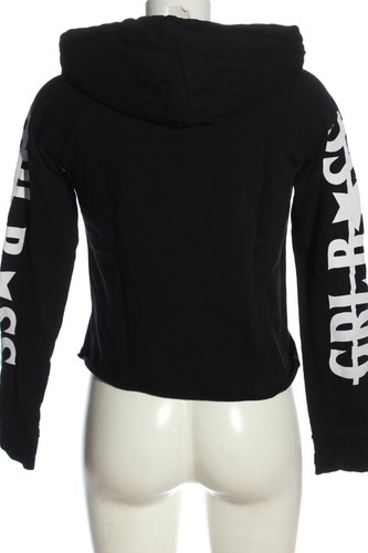 BLIND DATE Sudadera con capucha Mujeres Talla EU 38 negro-blanco look casual - Imagen 2 de 5
