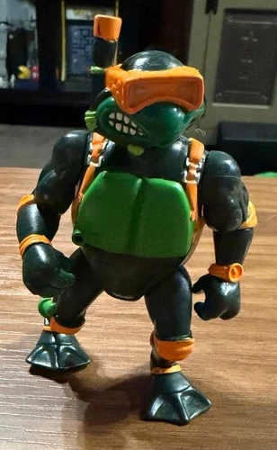 Playmates Teenage Mutant Ninja Turtles Navy Seal Mike Vintage Figure 1992