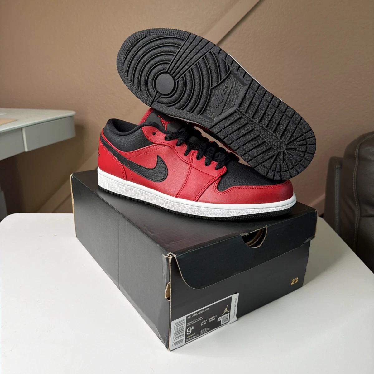 Jordan 1 Retro Low Gym Red for Sale | Authenticity Guaranteed | eBay