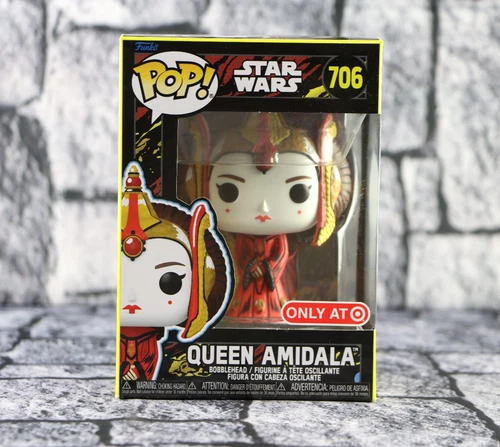 Funko Pop! Star Wars Queen Amidala #706 Target Exclusive With Protector