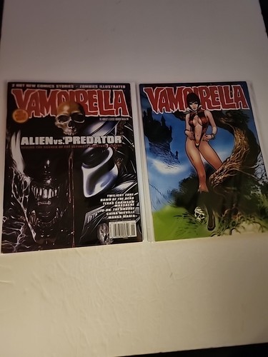 Lot #4 Of Vampirella Magazines Includes 2 Magazines As Seen In Photos 🔥 Art