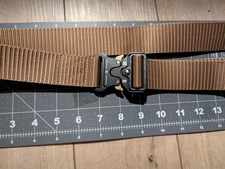 Tactical Belt with Quick-Release Buckle, Adjustable Nylon Strap