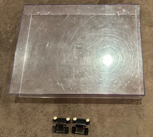 Technics SL-23 Turntable Dust Cover & Hinges - Genuine Parts