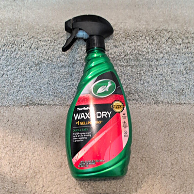 Turtle Wax Quick and Easy 1-Step Wax and Dry Spray, 26 Oz, Water-Resistant