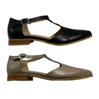 BOOMERANG SO81 SOVAGE Women Low Top Leather Shoes T Strap Made in Italy