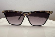 Vintage Revlon Sunglasses Purple Gold Black 90s Women  s Retro