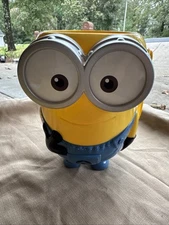 Minions Kevin Halloween Treat Bucket Despicable Me Character Plastic W/ Handle