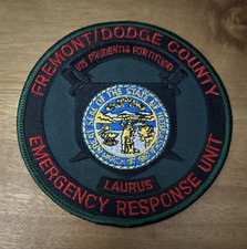 Fremont Dodge County Nebraska Police Emergency Response Unit Patch Single