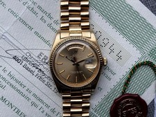 Rolex Day-Date 1803 primo proprio. Completo Raro Quadrante Havana Ghost Sigma del 1972