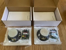 2 RBH TK-6 In Wall / Ceiling 6" Speakers One Pair White Grill New In Box NIB