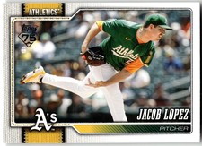 2026 Topps #76 Jacob Lopez Athletics MLB Baseball