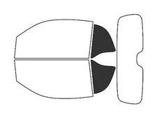 Rvinyl Window Tint Kit Fits Smart Fortwo 2016-2017 (Coupe)