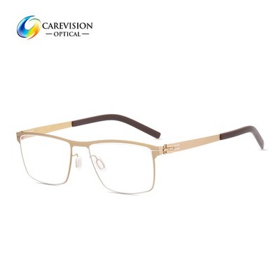 Men's Ultra Light Screwless Eyeglasses Frames Full Rim Optical Eyewear Glasses