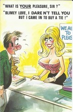 Funny Naughty Retro Postcard Buy A Tie Novelty Photo Fridge  Magnet Souvenir