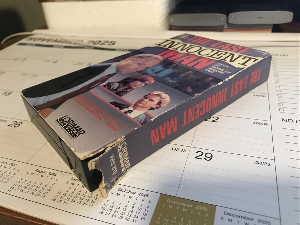 The Last Innocent Man VHS 1987 TV Movie Rare HTF Ed Harris Roxanne Hart - Image 3 of 4