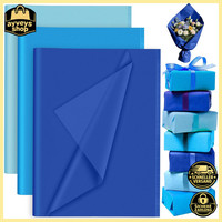 Seidenpapier Blau 60 Blatt Meerjungfrau Geschenkpapier FüR DIY