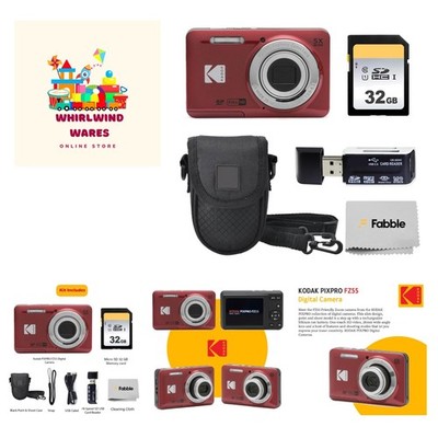 16MP PIXPRO FZ55: High-Quality 5X Zoom Camera with 1080P Video & Accessories
