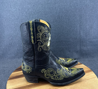 Gameday Boots Womens 10B Appalachian State Mountaineers Leather Western NCAA