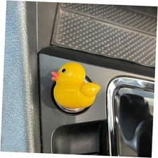 Cute Car One-Touch Start Button Cover with Engine Start/Stop Joystick,Push Duck