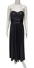 Calvin Klein Women's Sleeveless/Strapless Sparkly Sequin Formal Dress Size 4