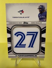 2022 Topps Vladimir Guerrero Jr. - Jersey Number Medallion - JNM-VG - Blue Jays 