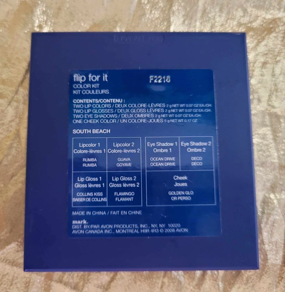 Avon MARK Flip For It Color Kit SOUTH BEACH  Makeup Kit ~NIB ~ NEXT DAY SHIPPING - Image 4 of 4