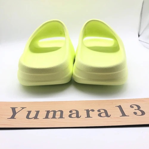 adidas YEEZY Slide Glow Green Yellow HQ6447 Men's Size | eBay