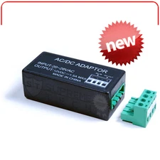 24 VAC to 12 VDC 1500mA Power Converter Adapter Indoor Outdoor Security Camera