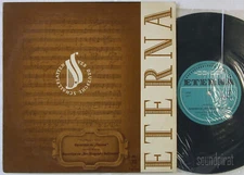 BONGARTZ & STEIN WEBER WAGNER OVERTURES DUTCHMAN ETERNA 10" ED.1 720028 EX-NM