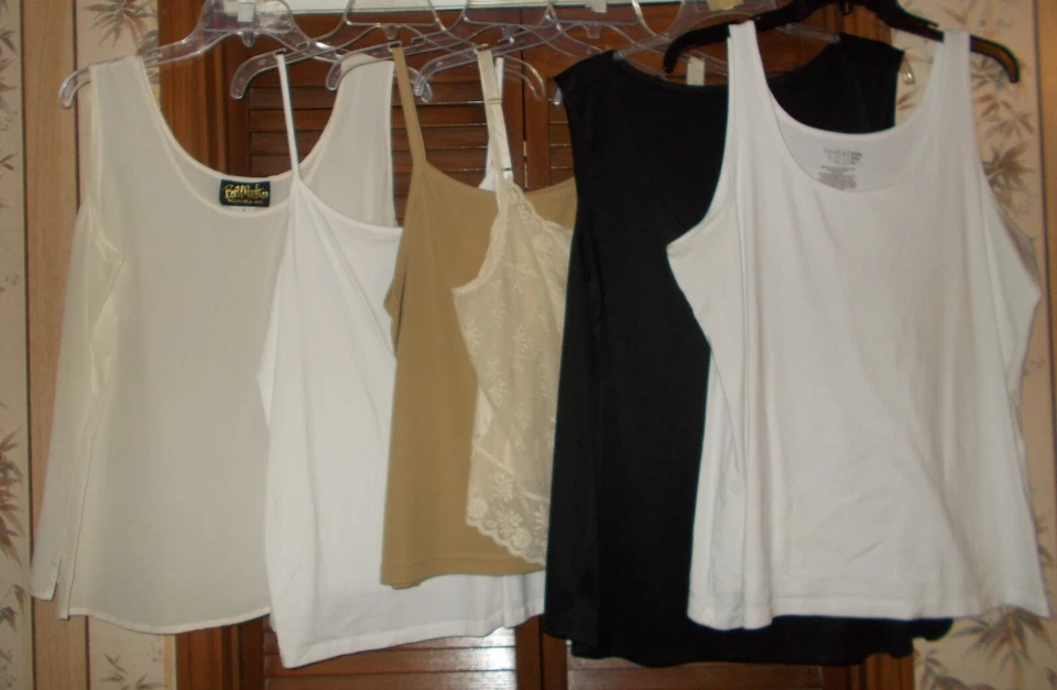 Camisola o camiseta sin mangas vintage, clásica o moderna S M L XL Plus usada Foto 3 de 4