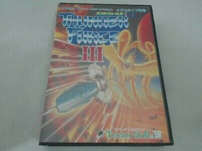 Thunder Force III Mega Drive MD software USED Techno Soft Tested in box Japan
