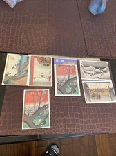 Ukiyoe Hiroshige 5 Postcards New in sleeve Japan